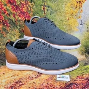 G.H. Bass & Co. Gray and Brown Oxfords